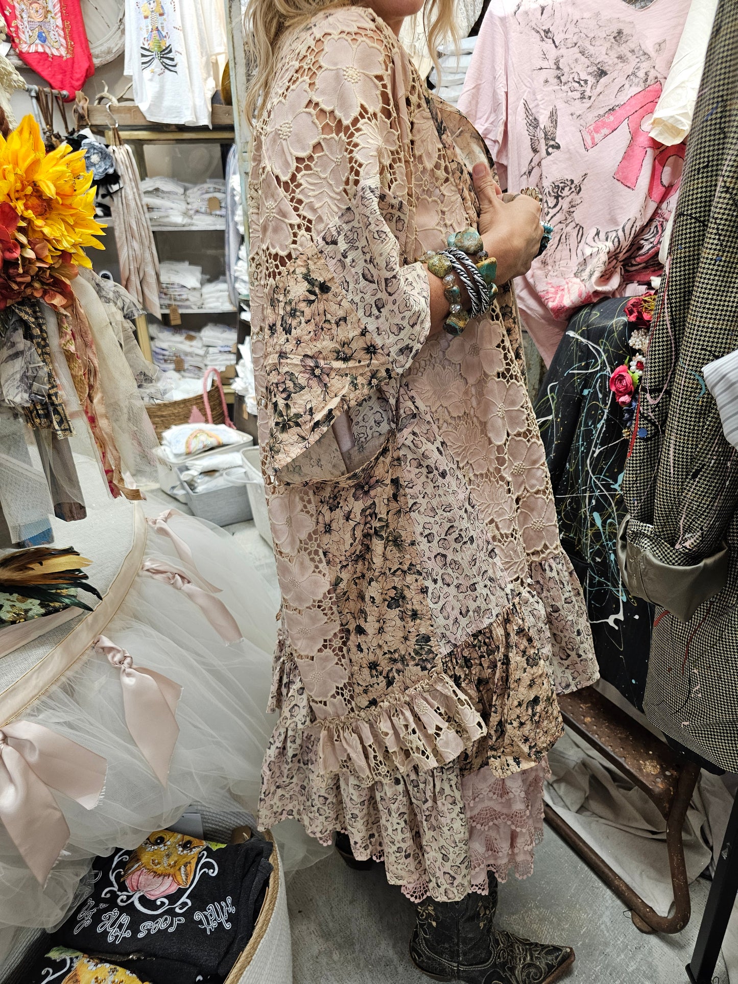 Lace Love Letter Duster