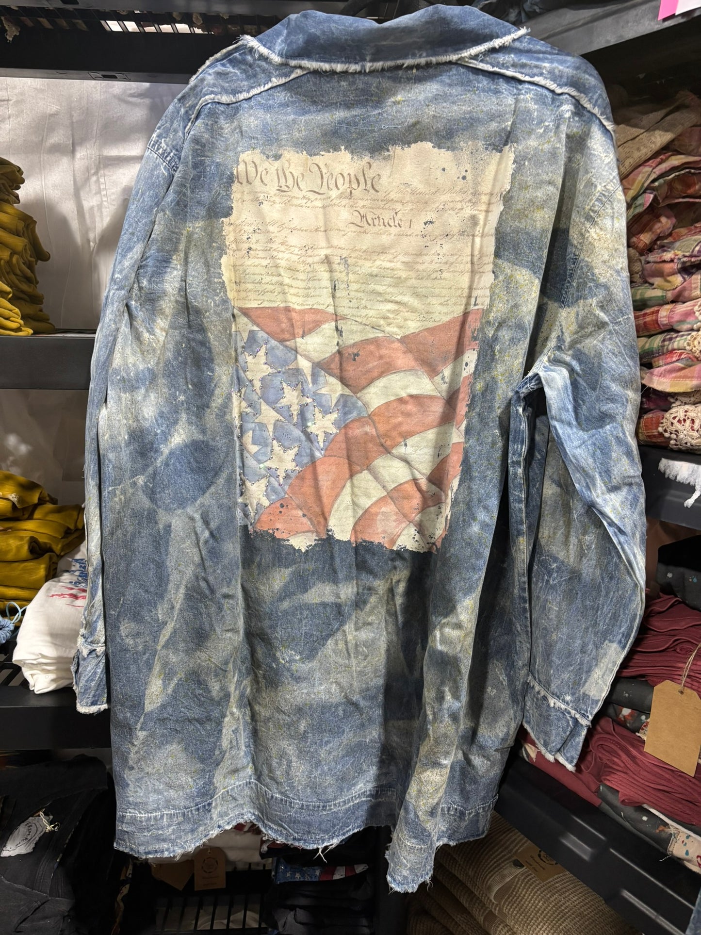 We The People Railroad Denim Shirt