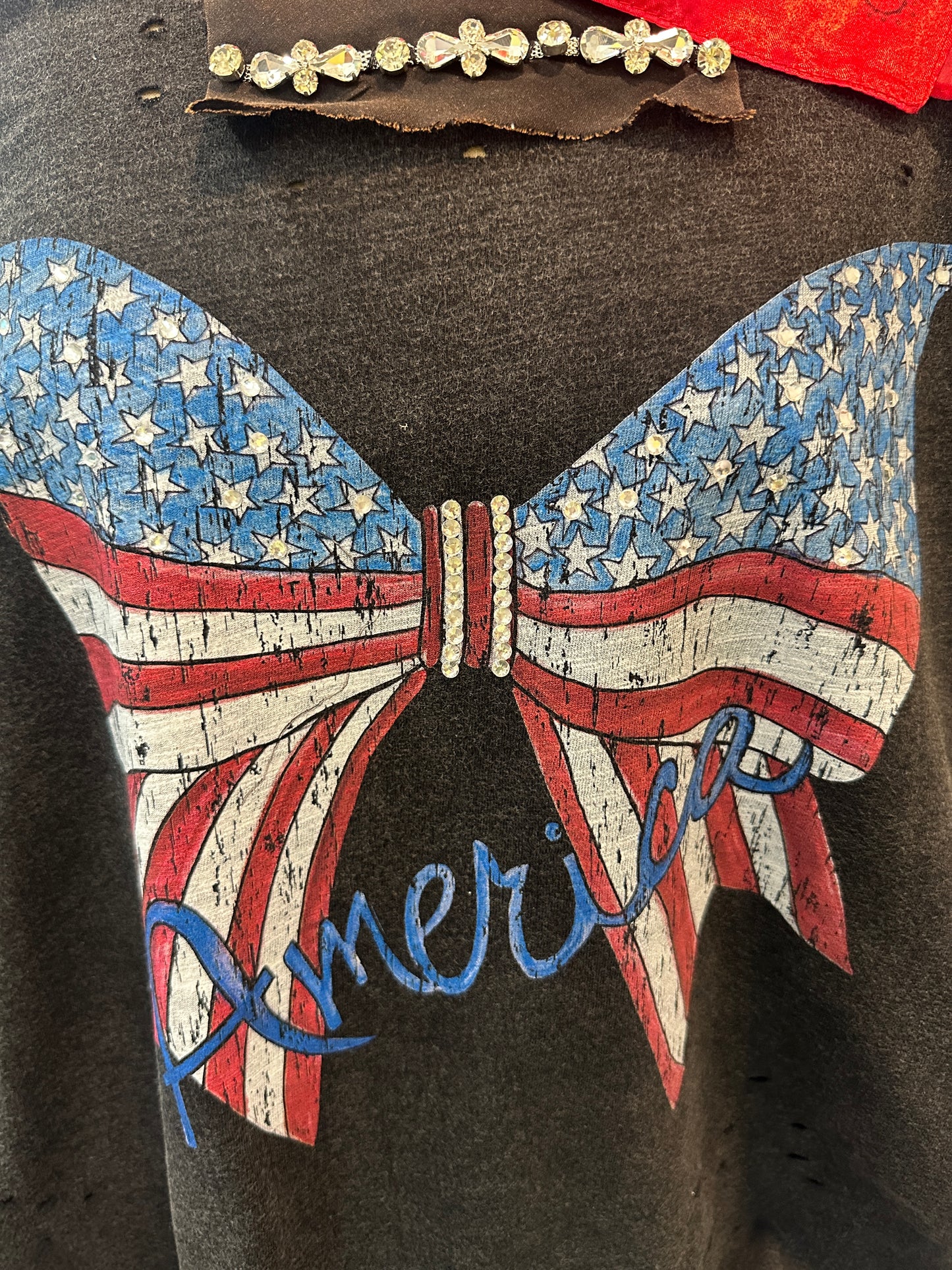 AMERICA Ribbon Shirt