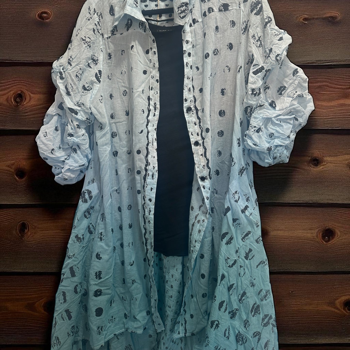 Ombre Vintage Dot Duster