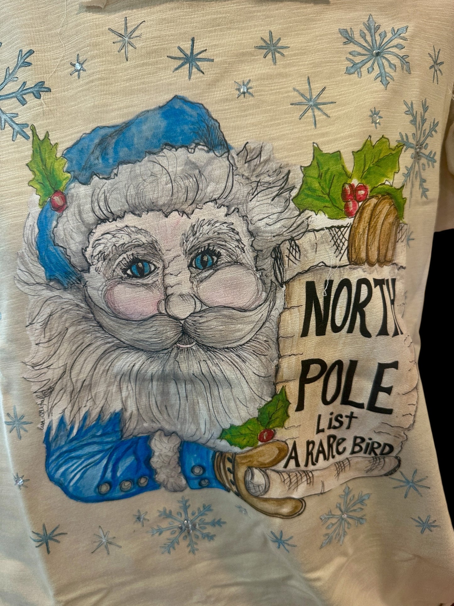 North Pole Santa Tattered Shirt