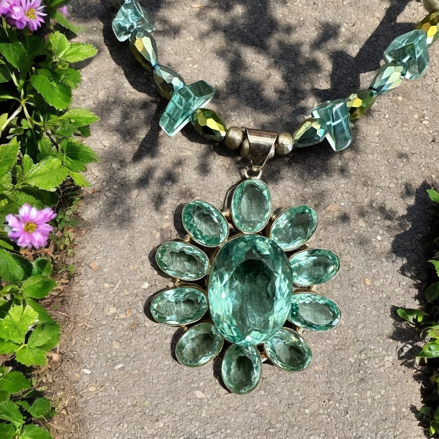 Aquamarine Handmade Necklace