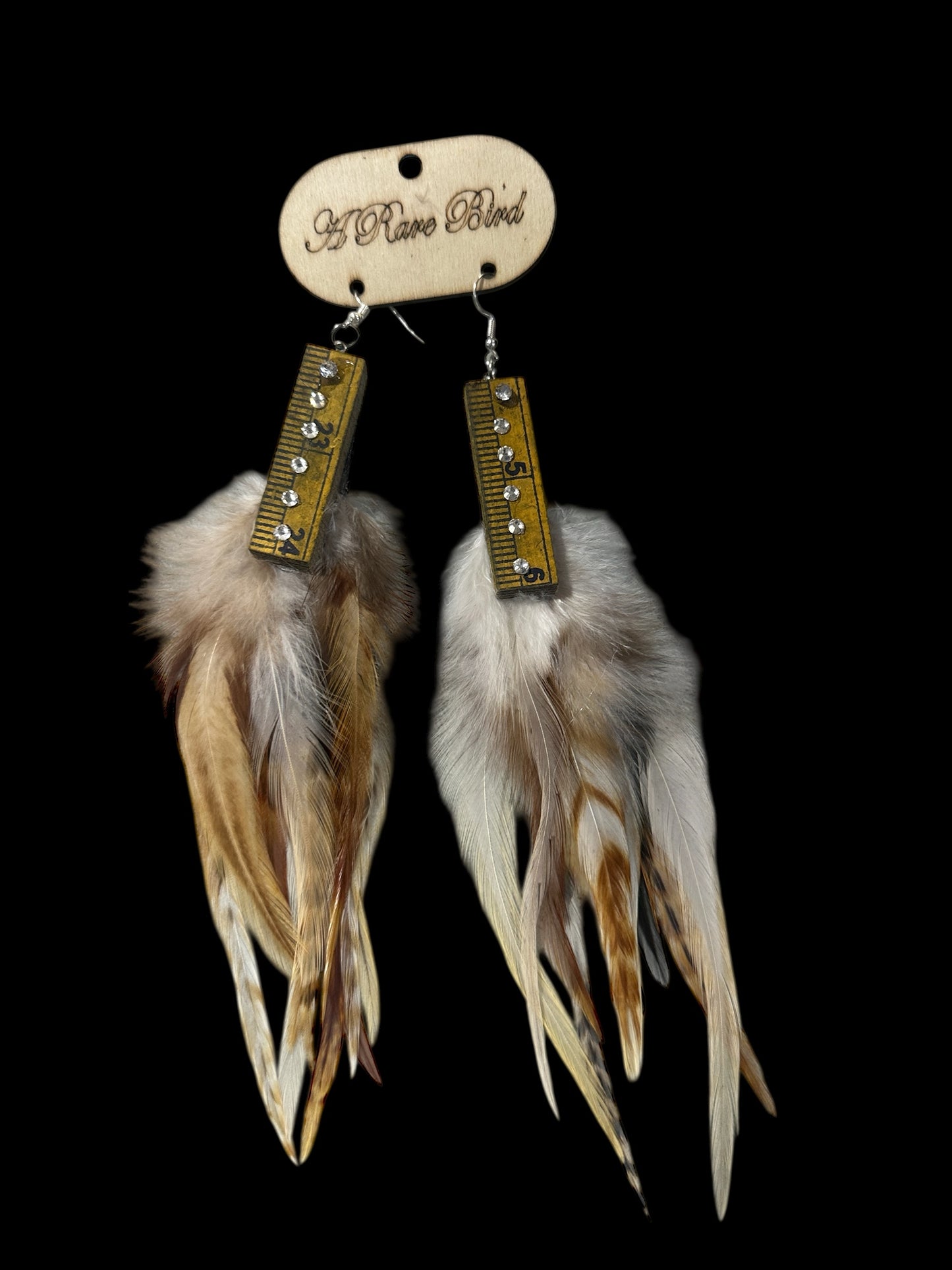 Vintage Yardstick Earrings