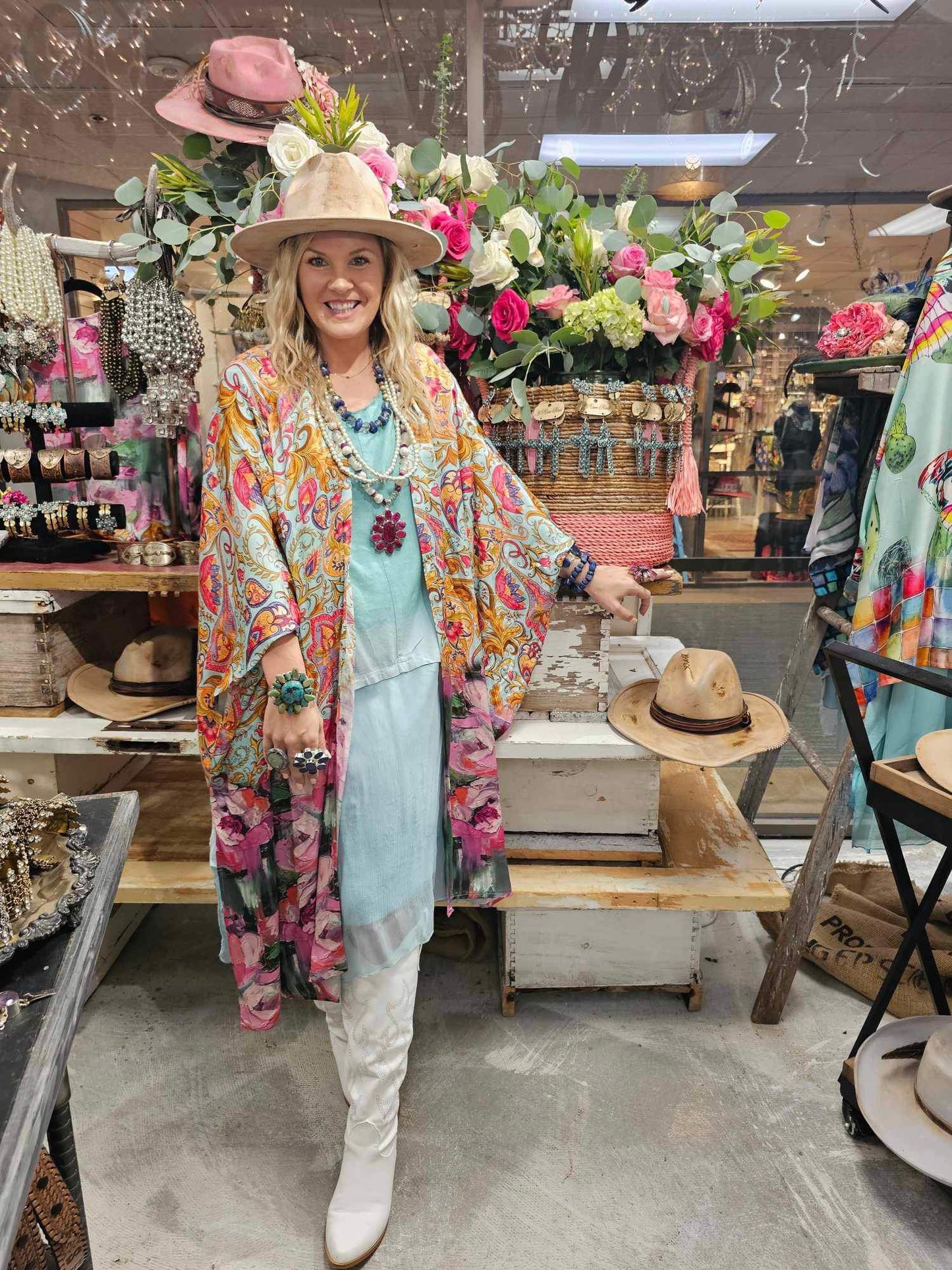 Paisley Garden Party Kimono