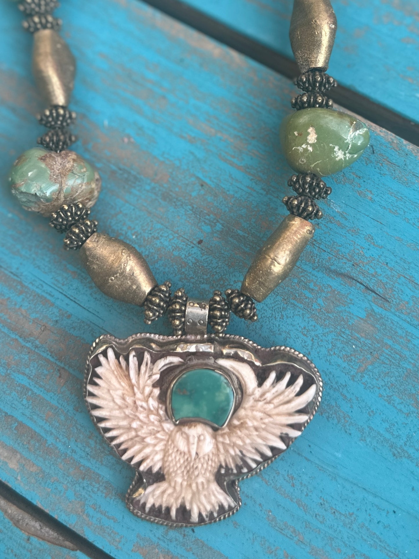 Hand Carved Original Eagle Necklace