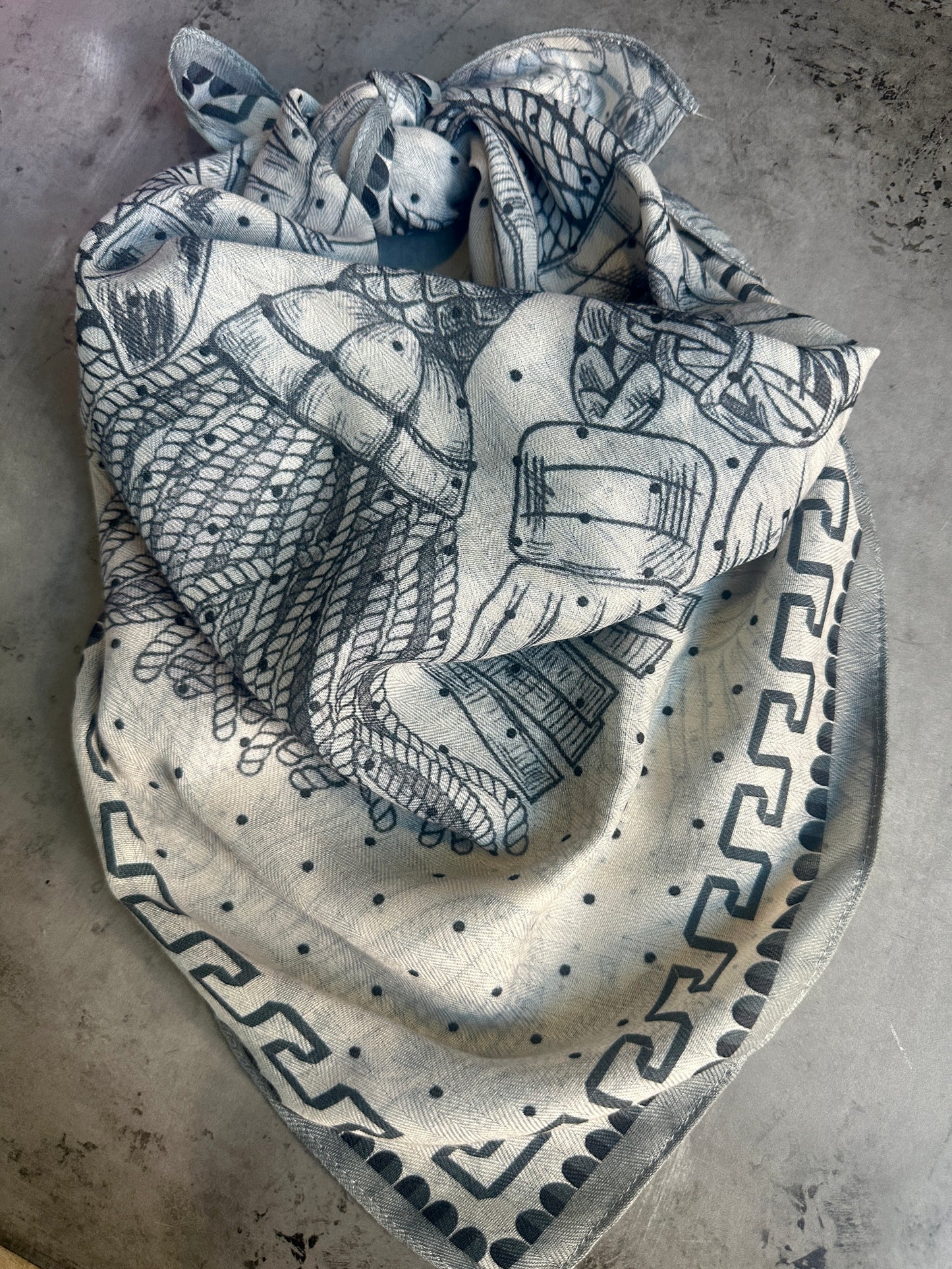 Black Tassel Wild Rag