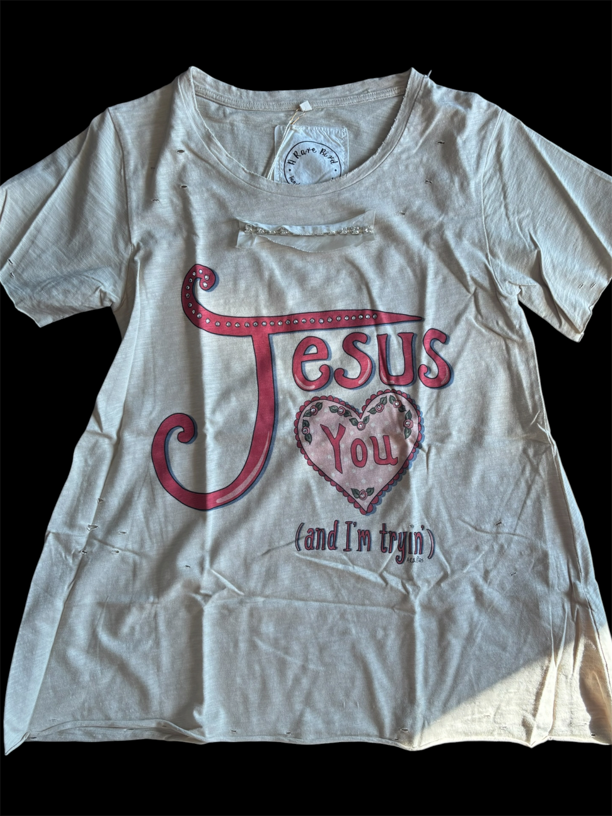 Jesus Loves You Tattered Tee