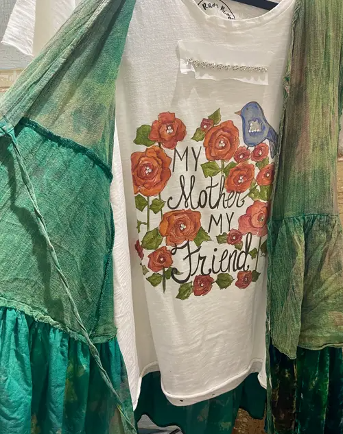 My Mother My Friend Tattered Tee