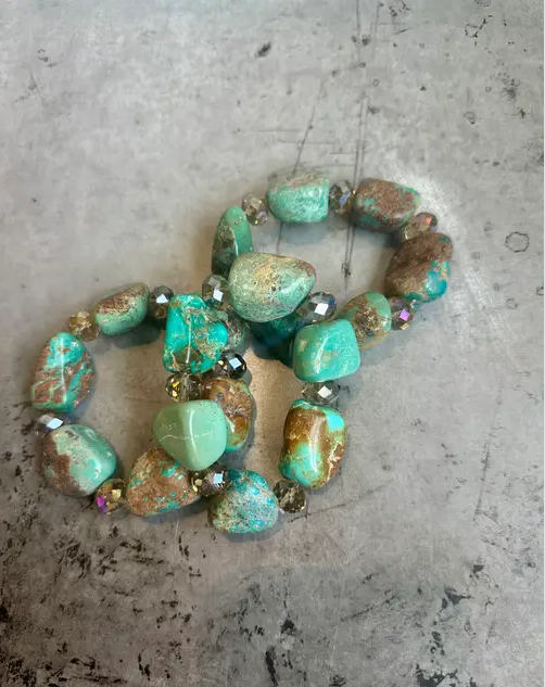 Authentic Turquoise Nugget Bracelet
