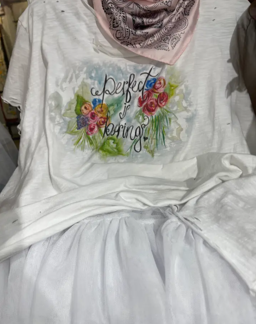 Perfect is Boring Tattered Shirt