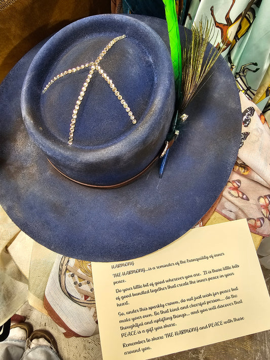 "Harmony" Distressed Fedora