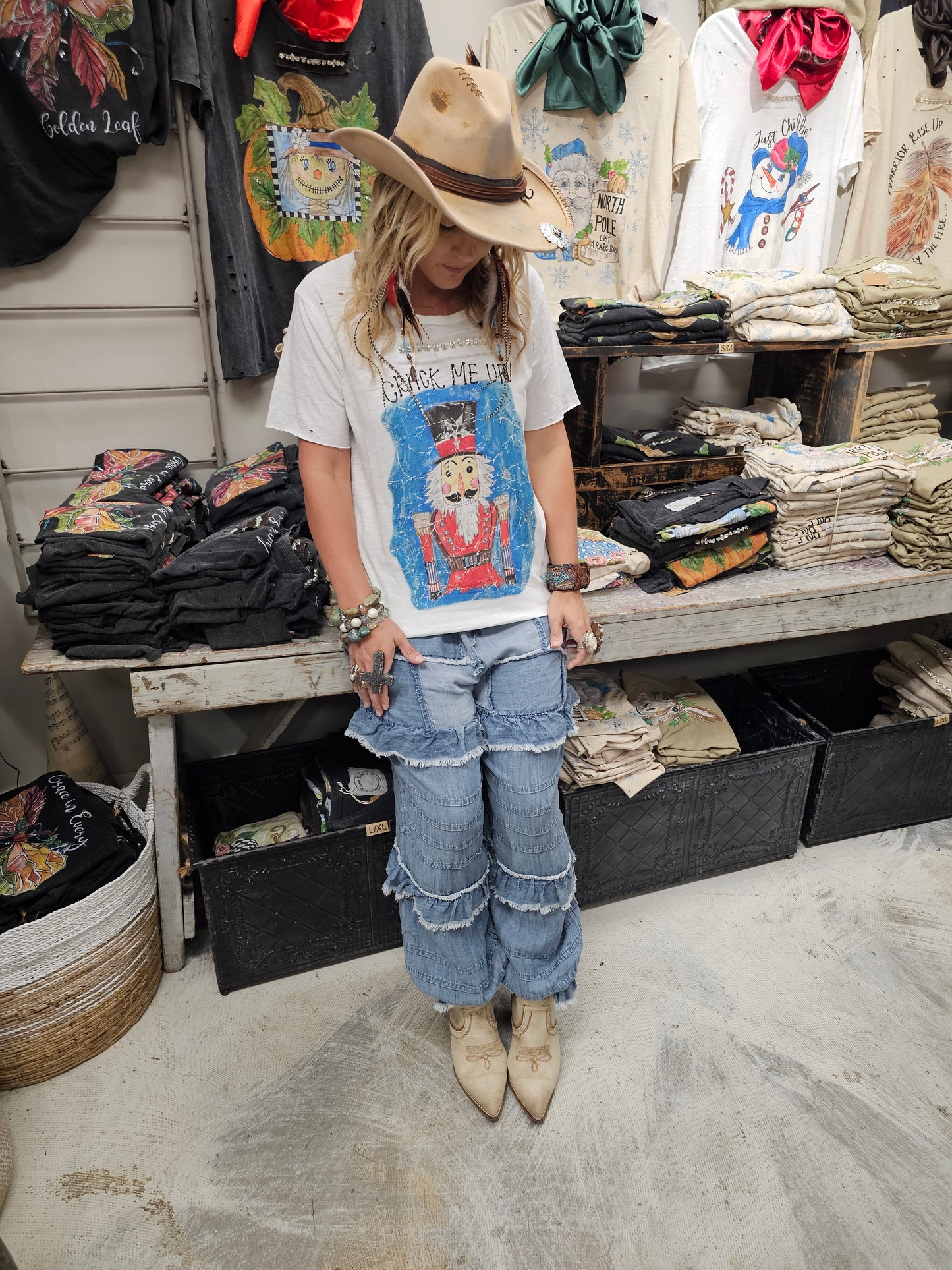 Crack Me Up Nutcracker Tattered Shirt