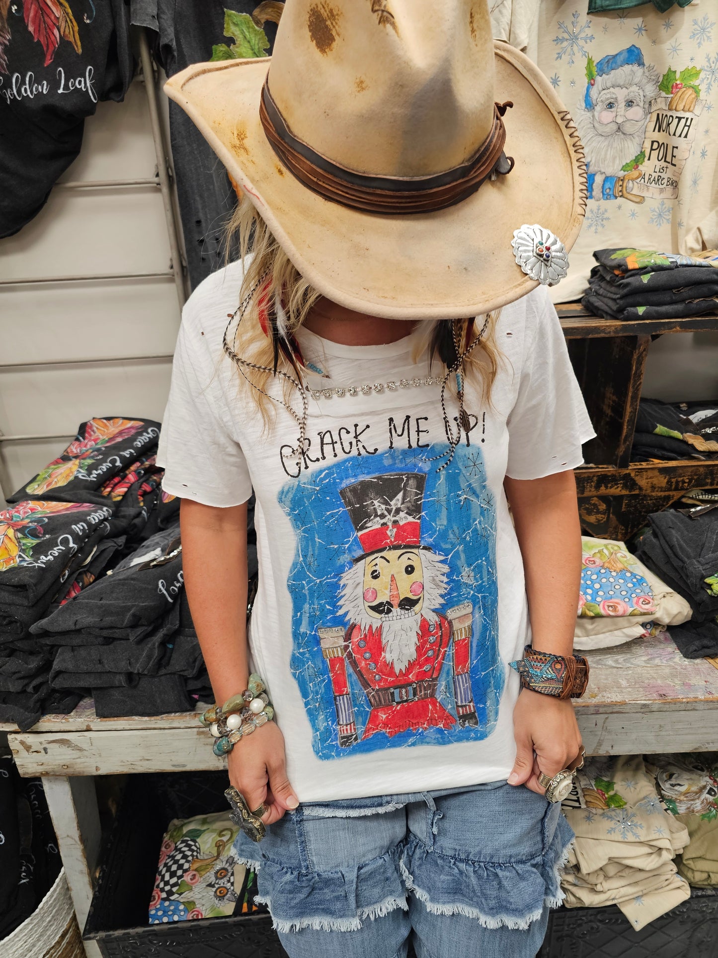 Crack Me Up Nutcracker Tattered Shirt