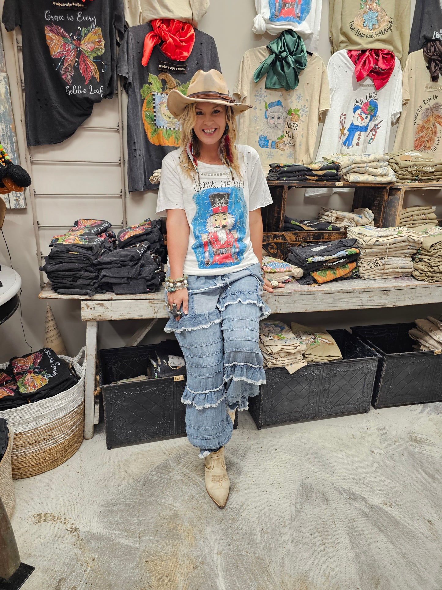 Crack Me Up Nutcracker Tattered Shirt