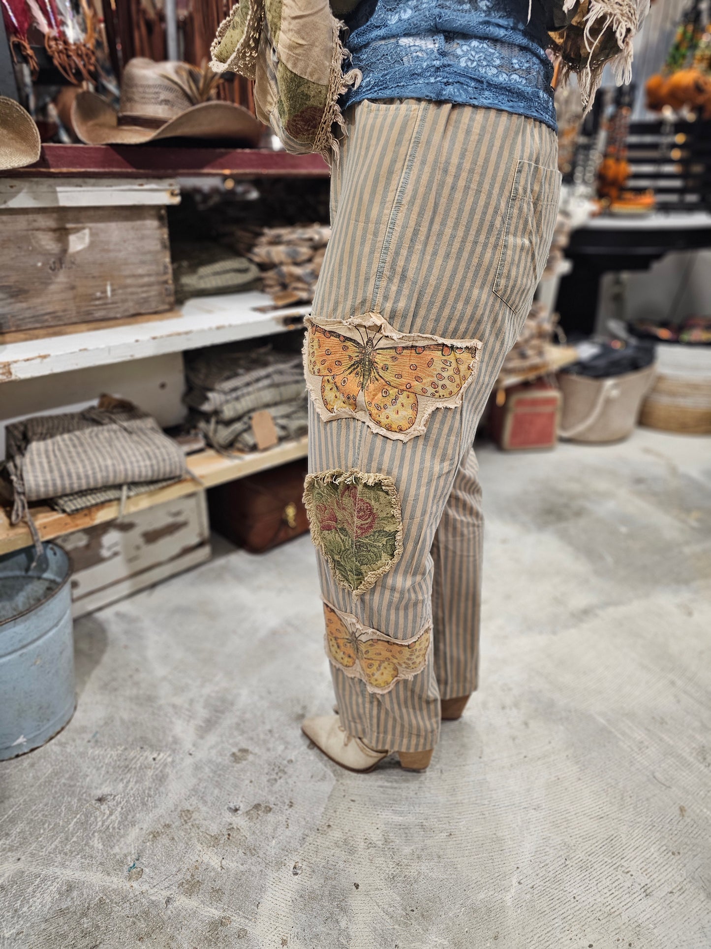 Stripe Butterfly Pant