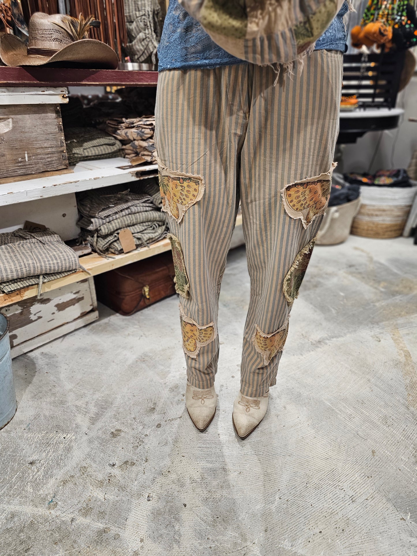 Stripe Butterfly Pant