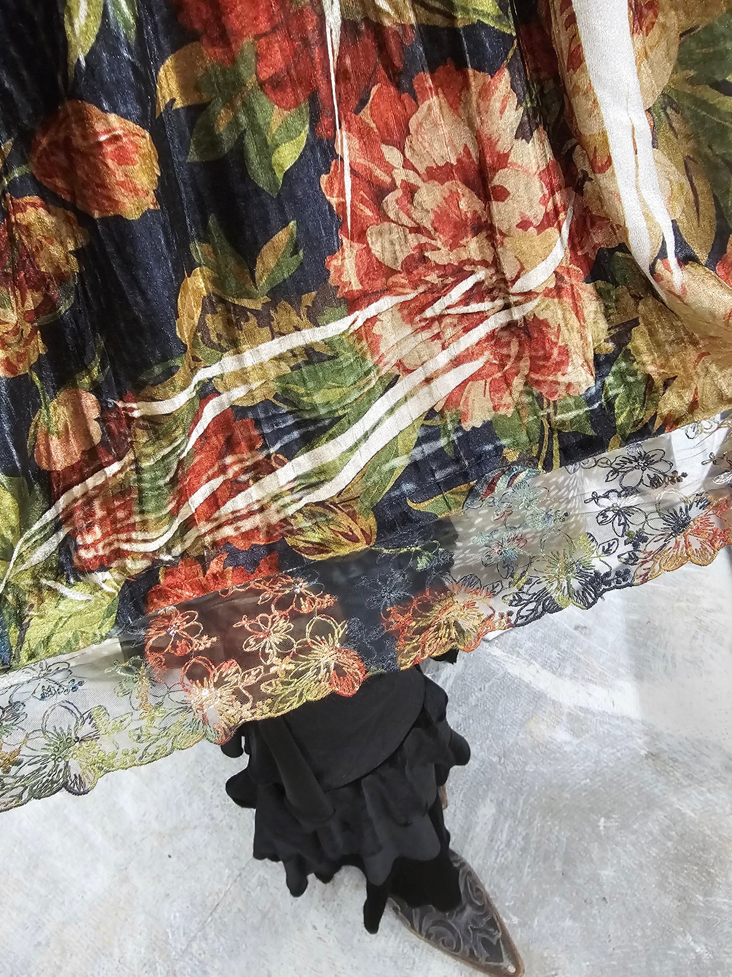 Crushed Velvet One Size Shirt