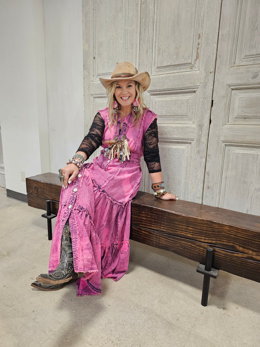 Pink Darling Tinsel Dress