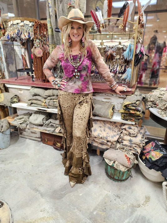 Velvet Butterfly Leggings