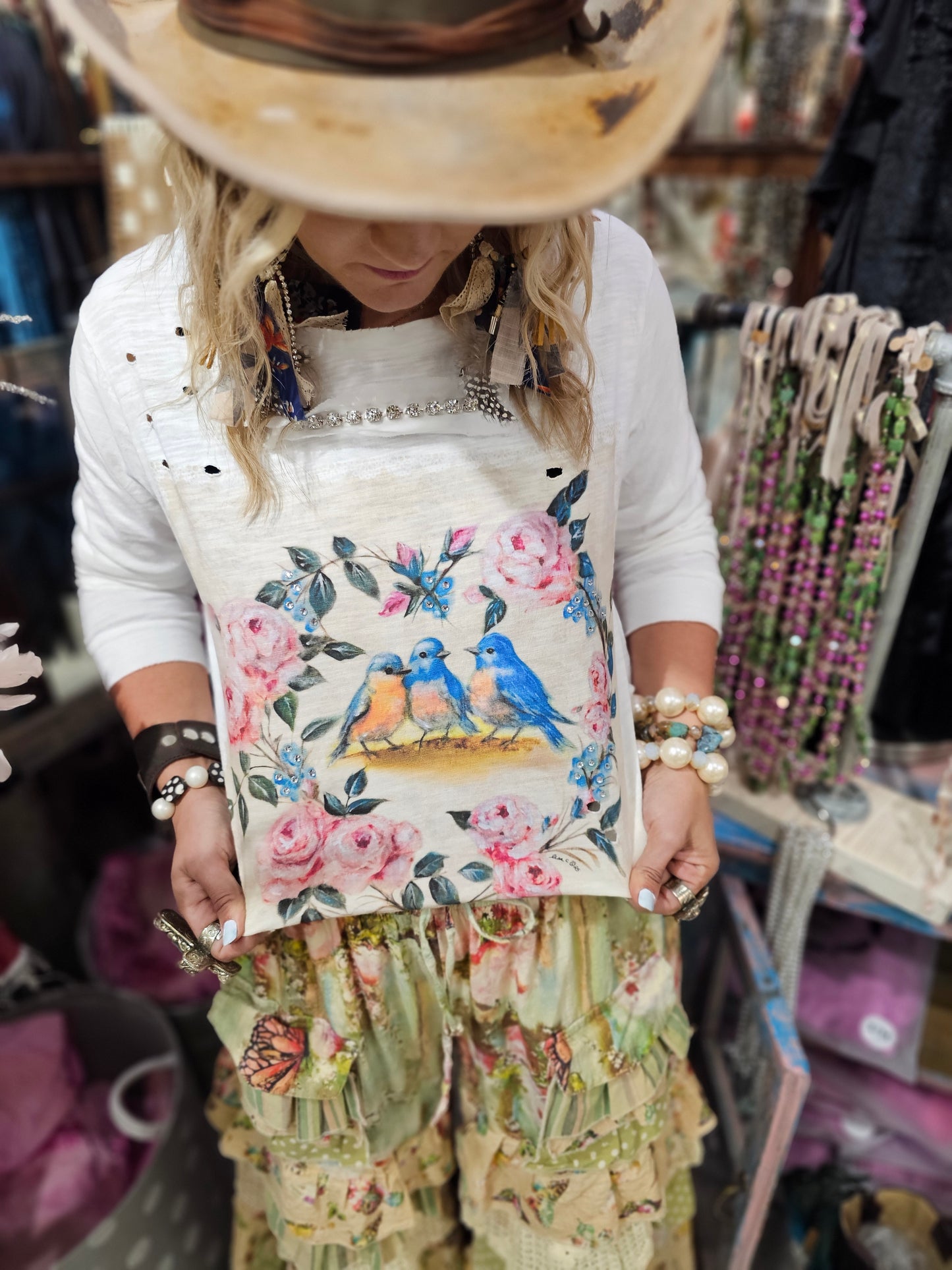 Tweetheart Tattered Tee