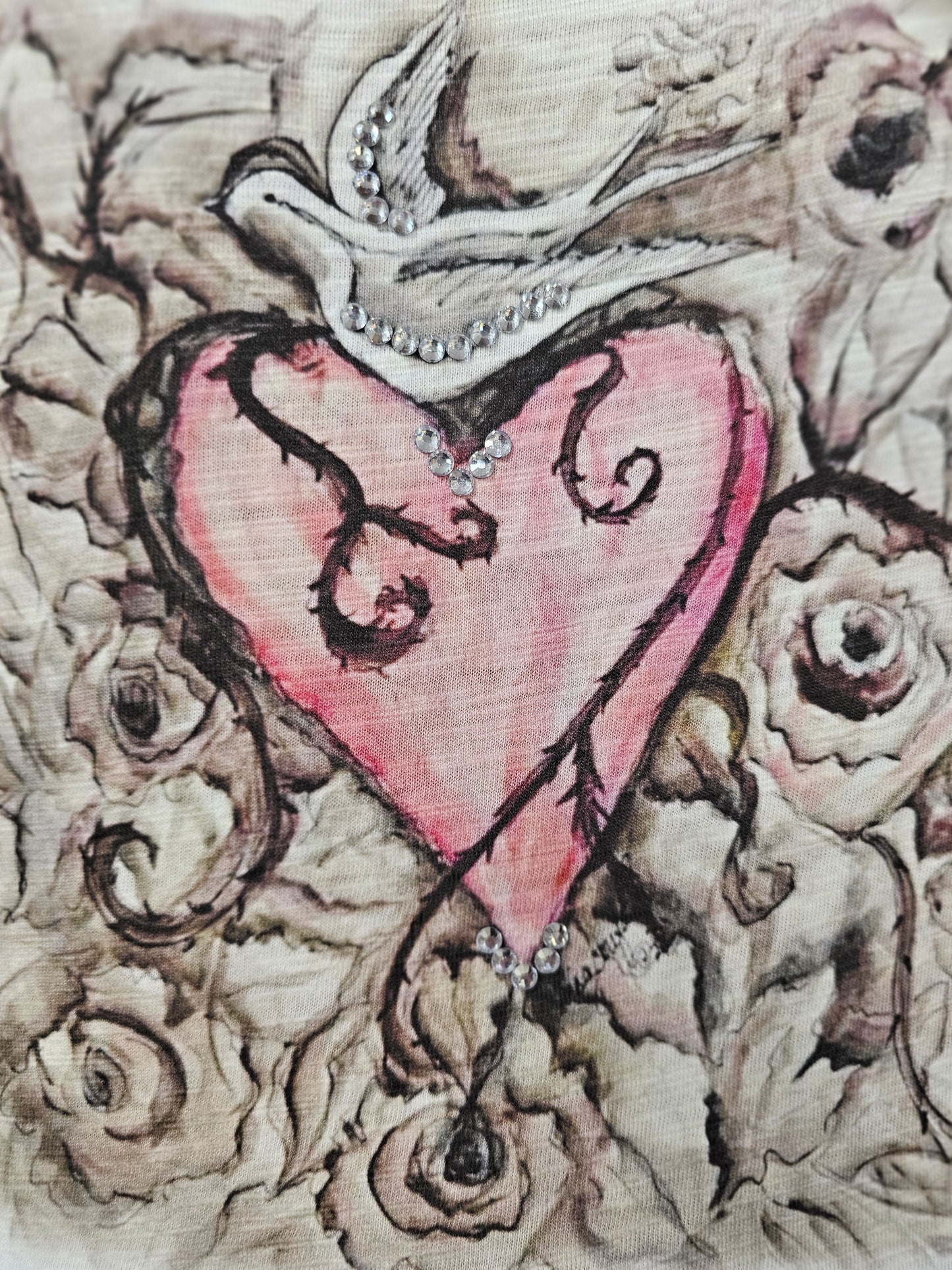 Whispering Dove Tattered Tee