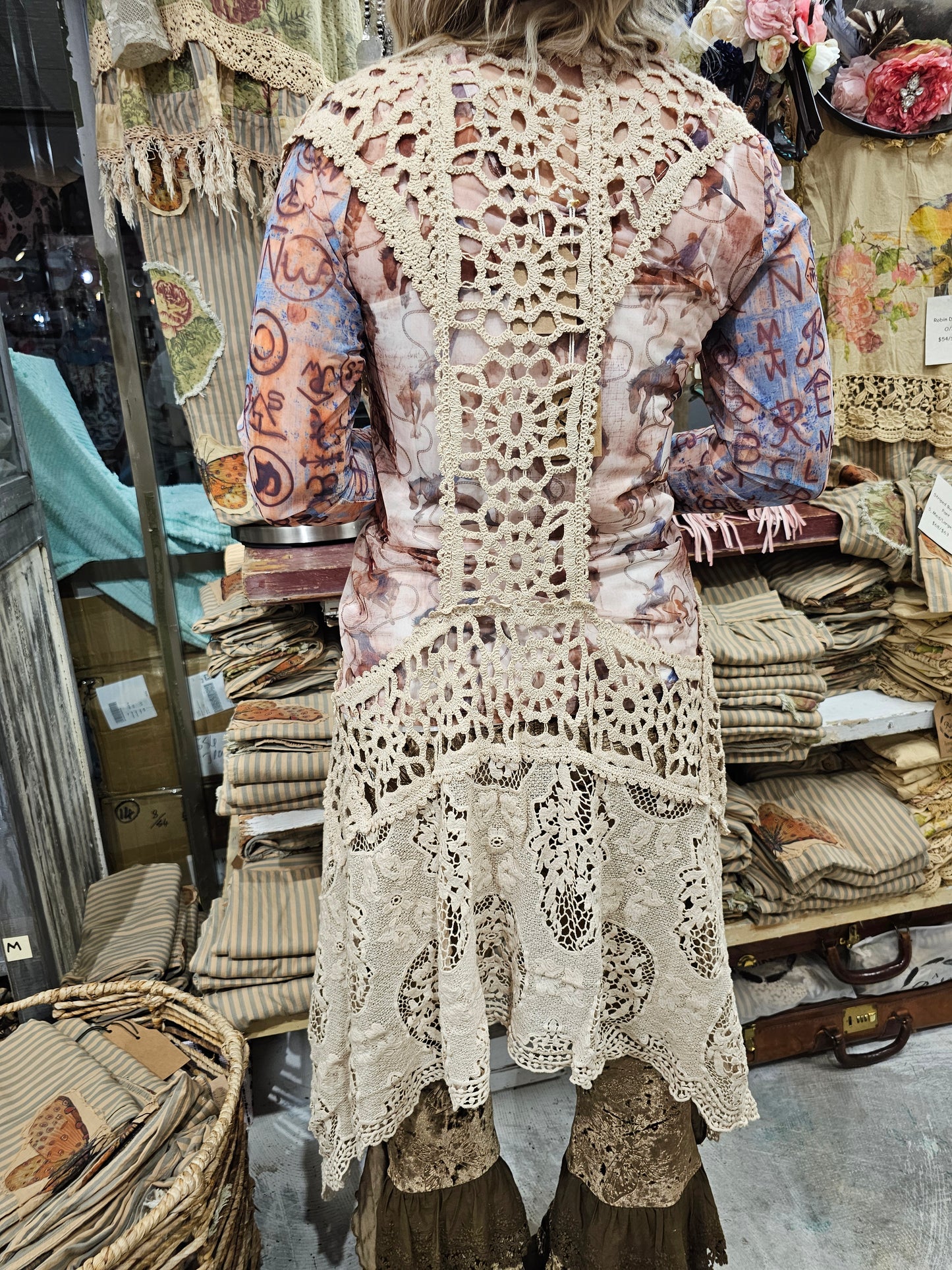 Magdalena Crocheted Duster
