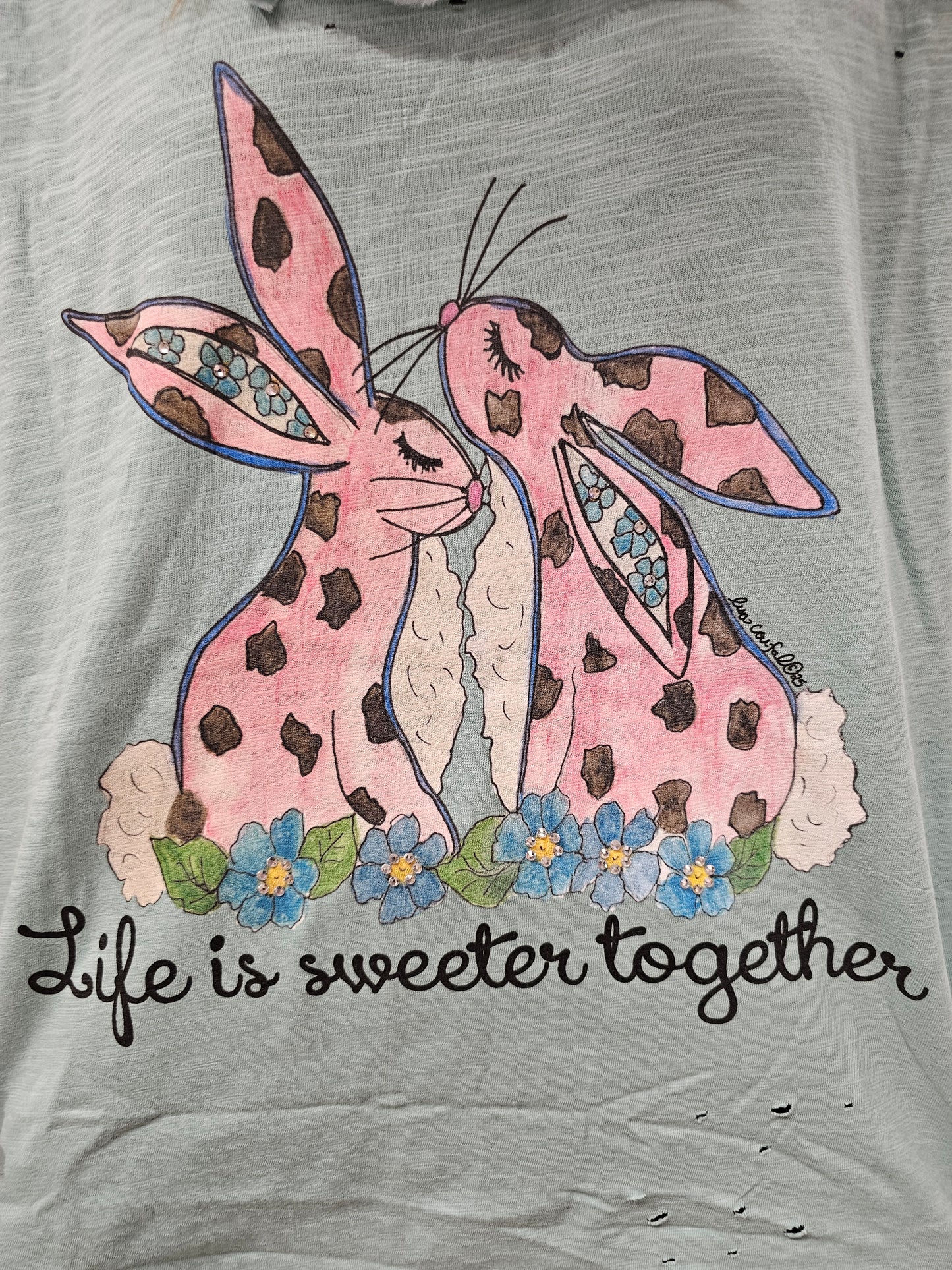 Life is Sweeter Tattered Shirt
