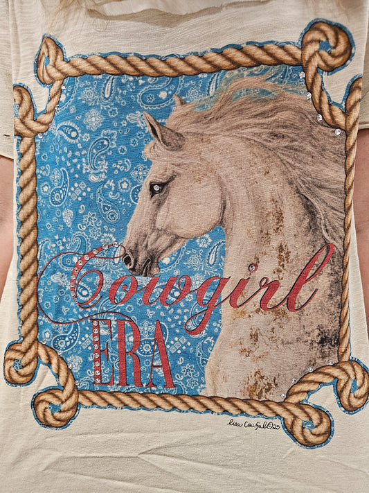 Cowgirl Era Tattered Shirt