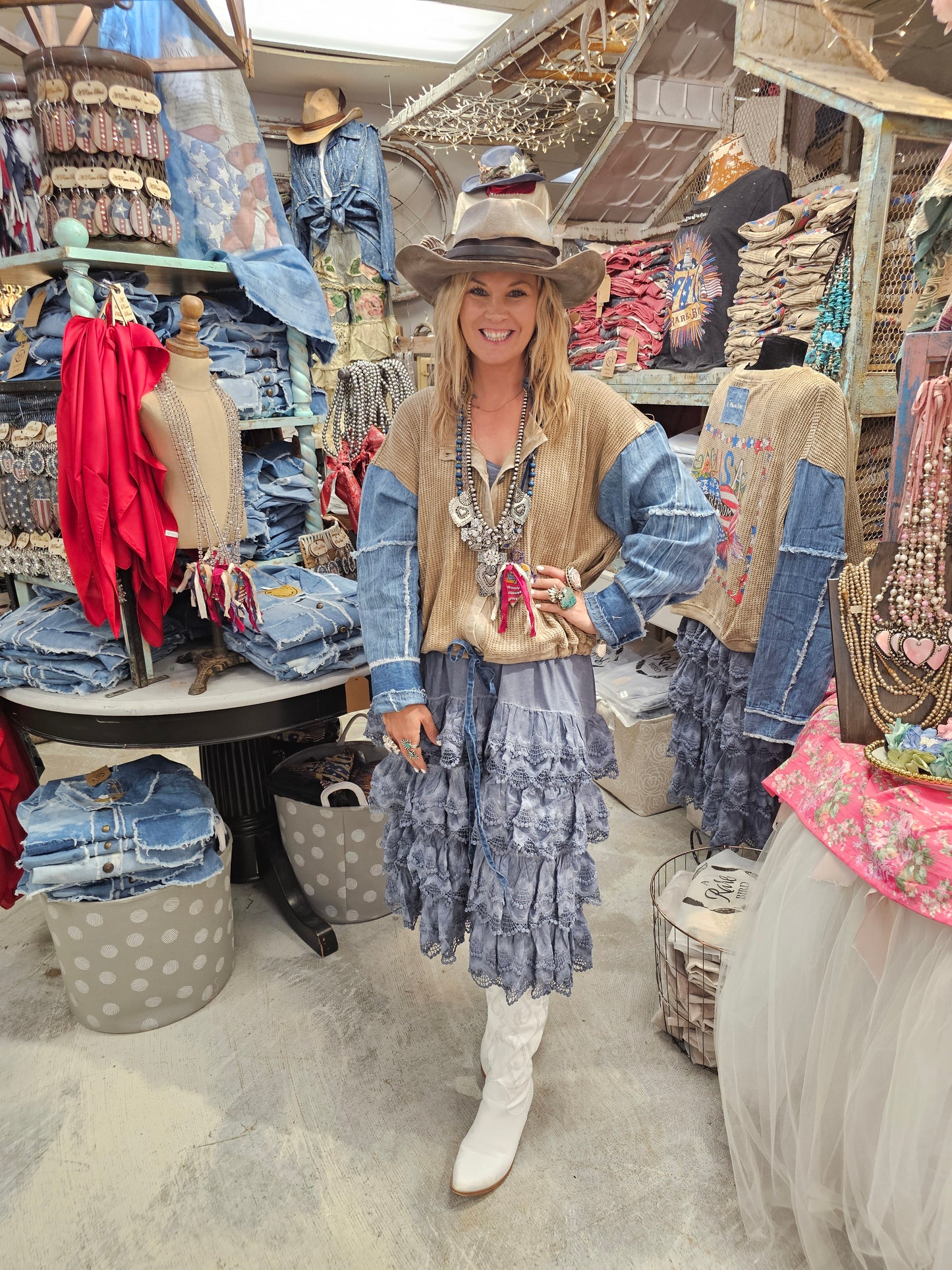 USA Freedom Waffle Jacket