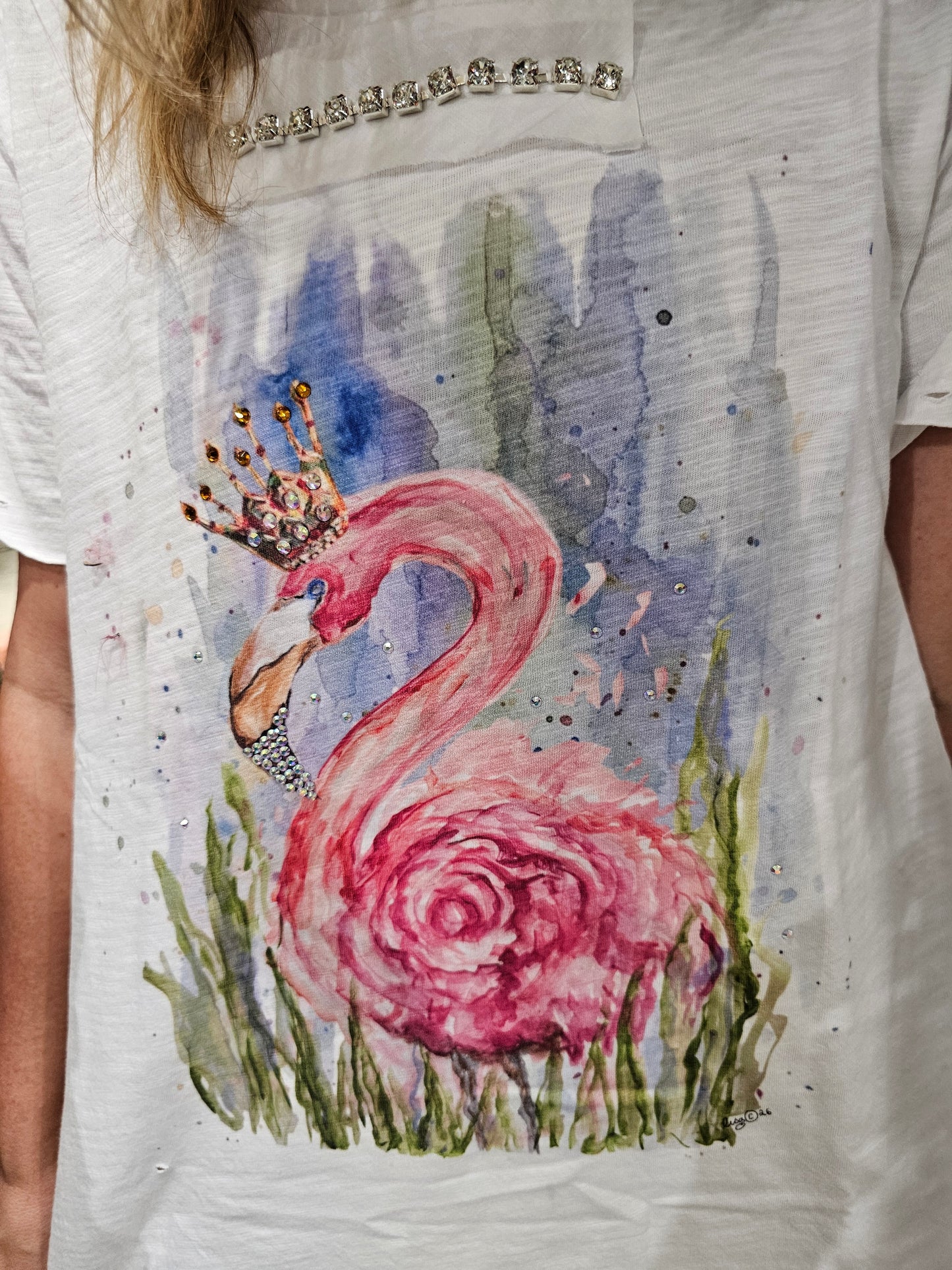 Flamazing Tattered Tee