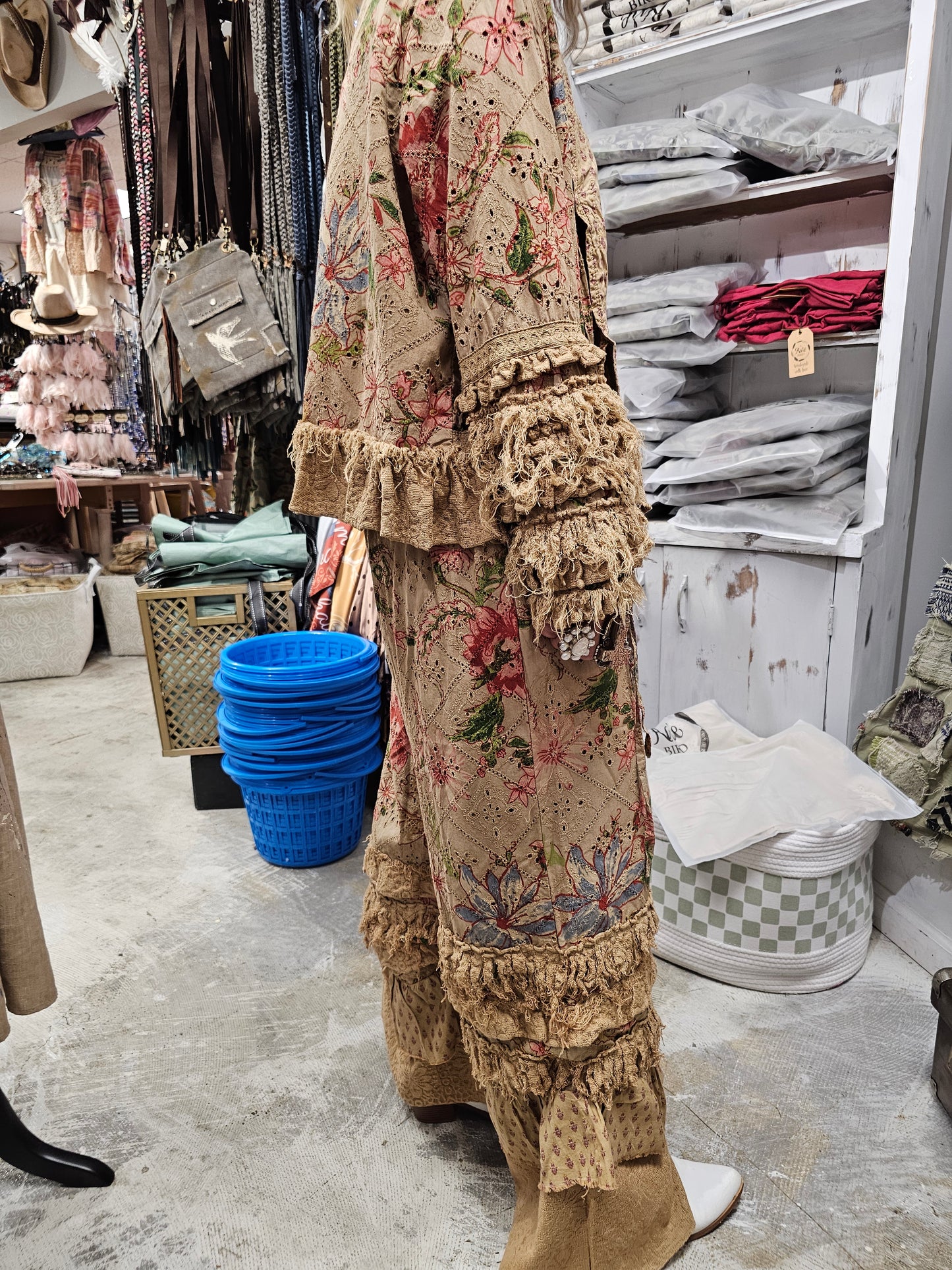 Tattered Flower Pant
