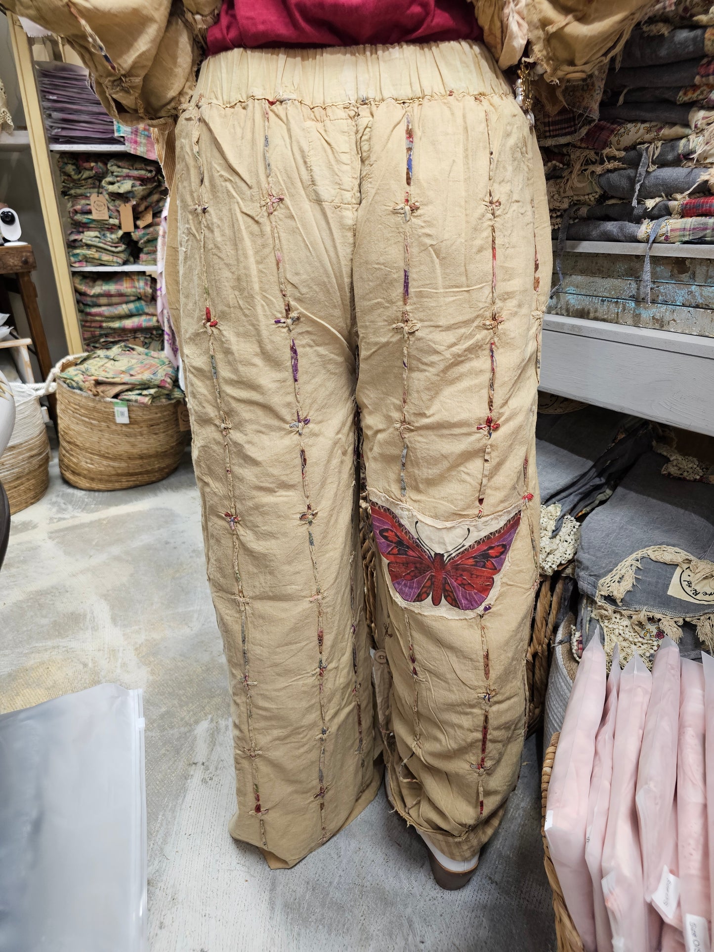 Bumble Bee Rose Pants