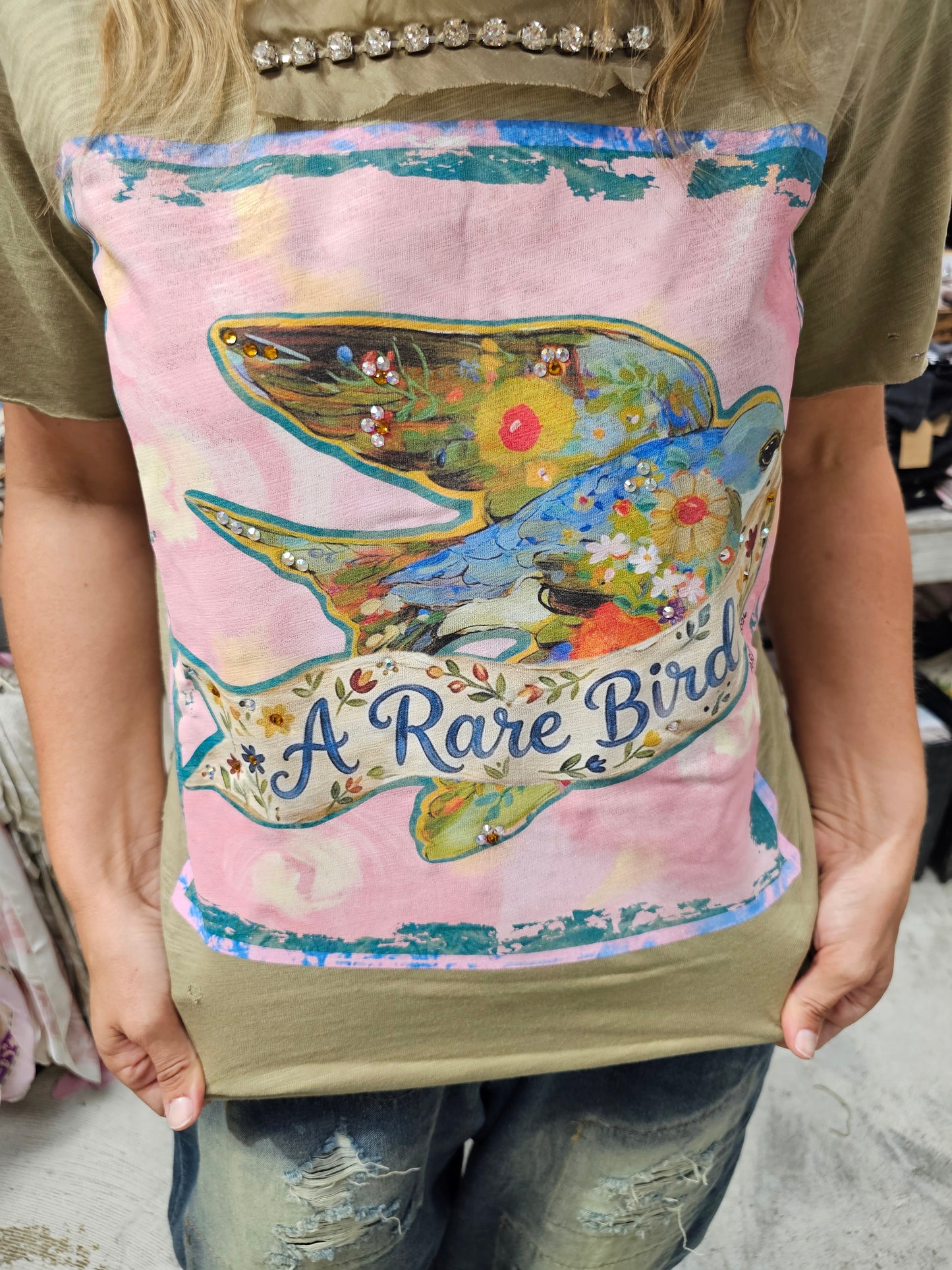 A Rare Birdie Tattered Tee