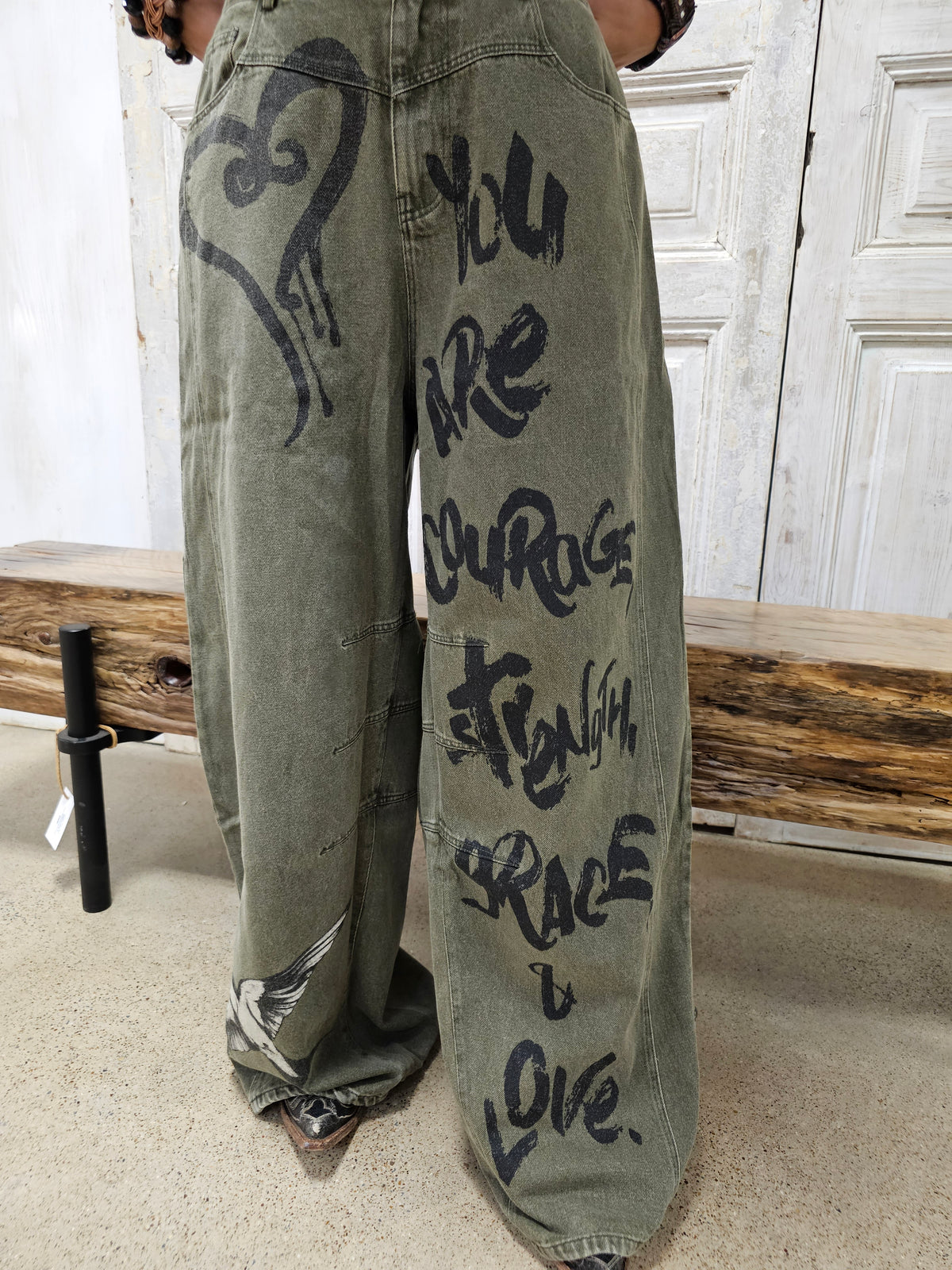 Brave Enough Barrel Jeans