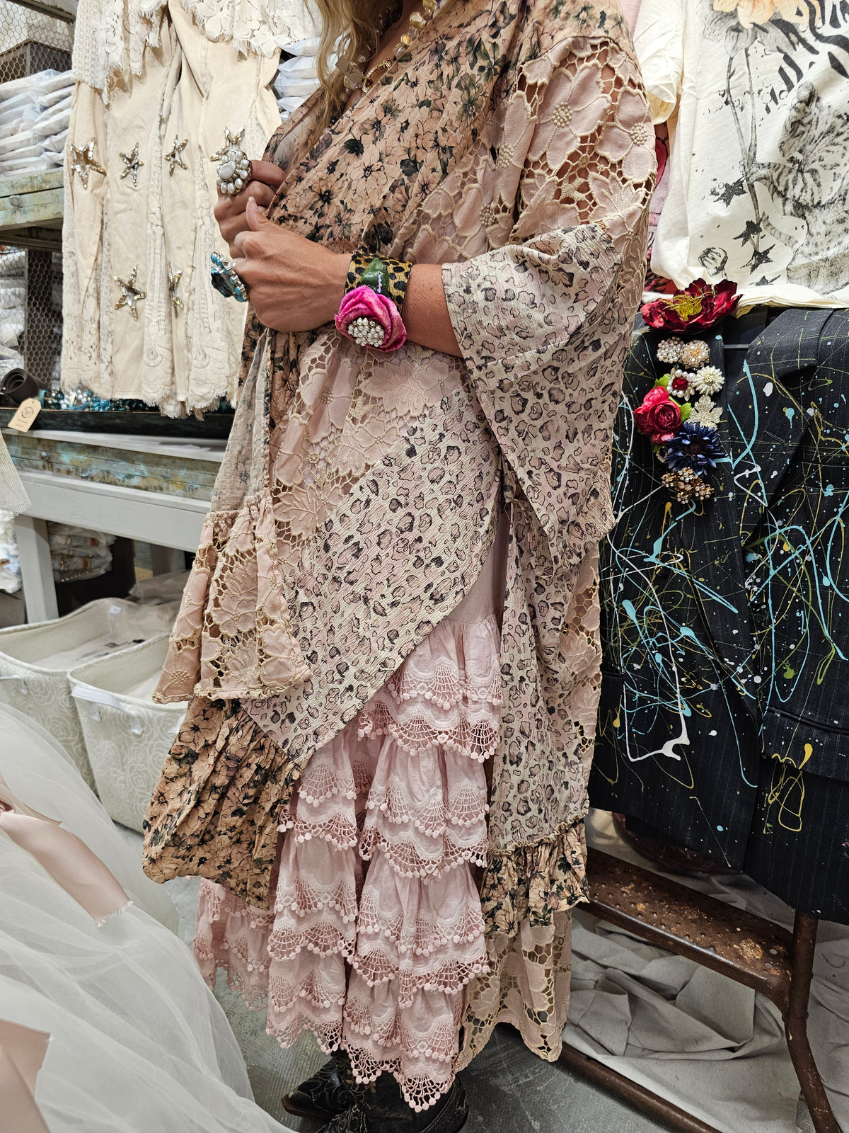 Lace Love Letter Duster