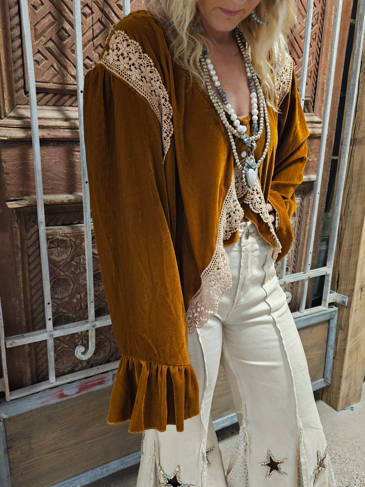 Lucky Penny Velvet Jacket