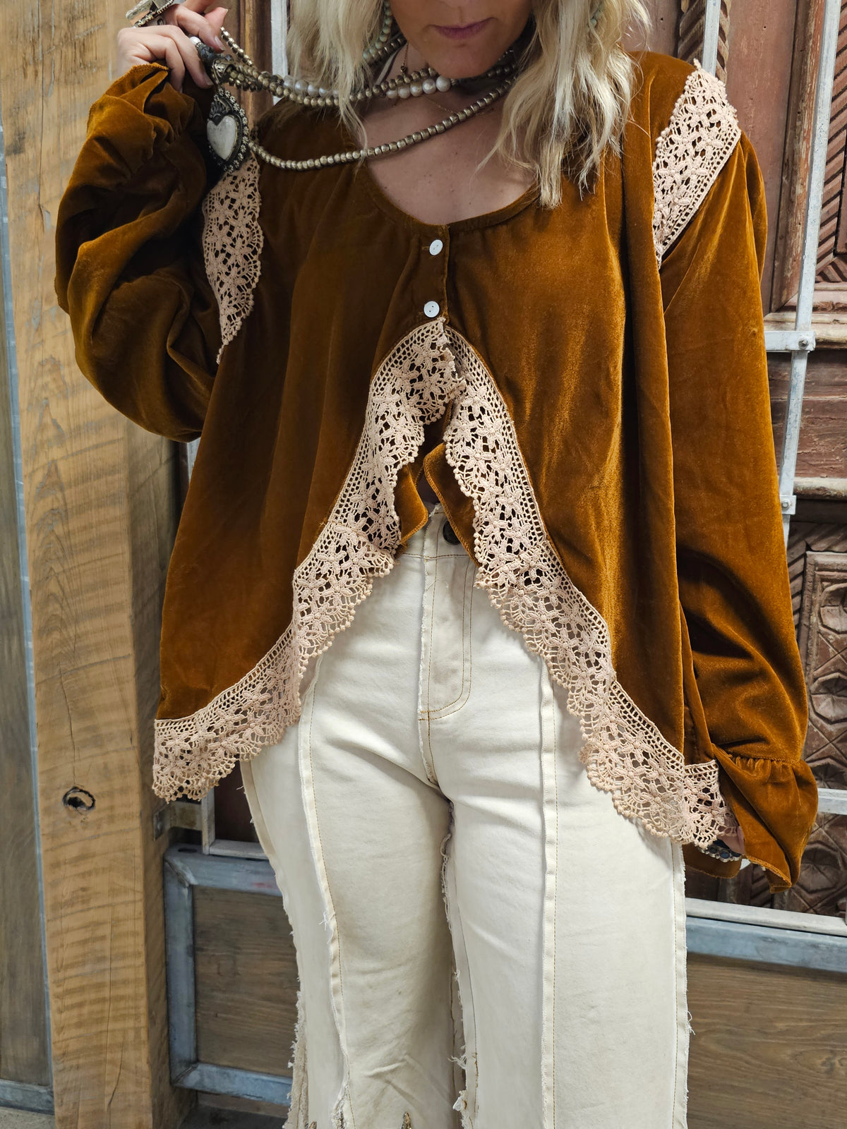 Lucky Penny Velvet Jacket