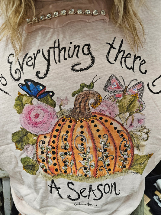 To Everything There Is A Season Tattered Tee