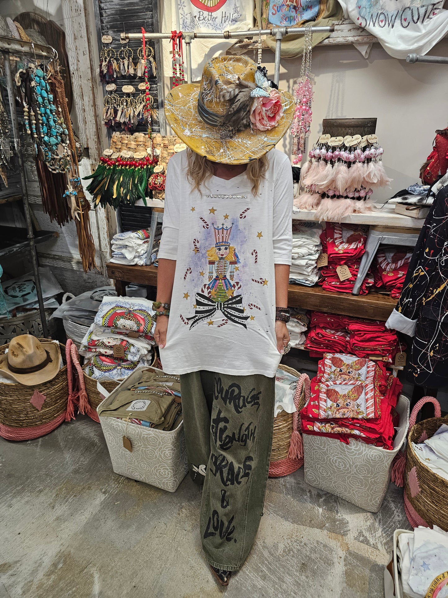 Miss Tinsley Twirl Tattered Tee