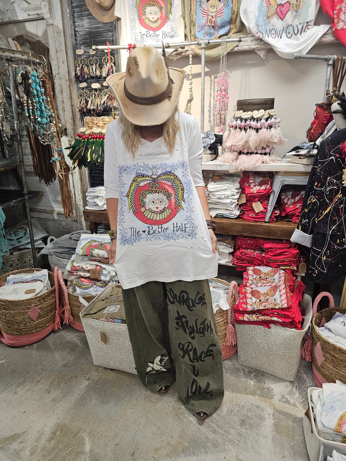 The Better Half Tattered Tee