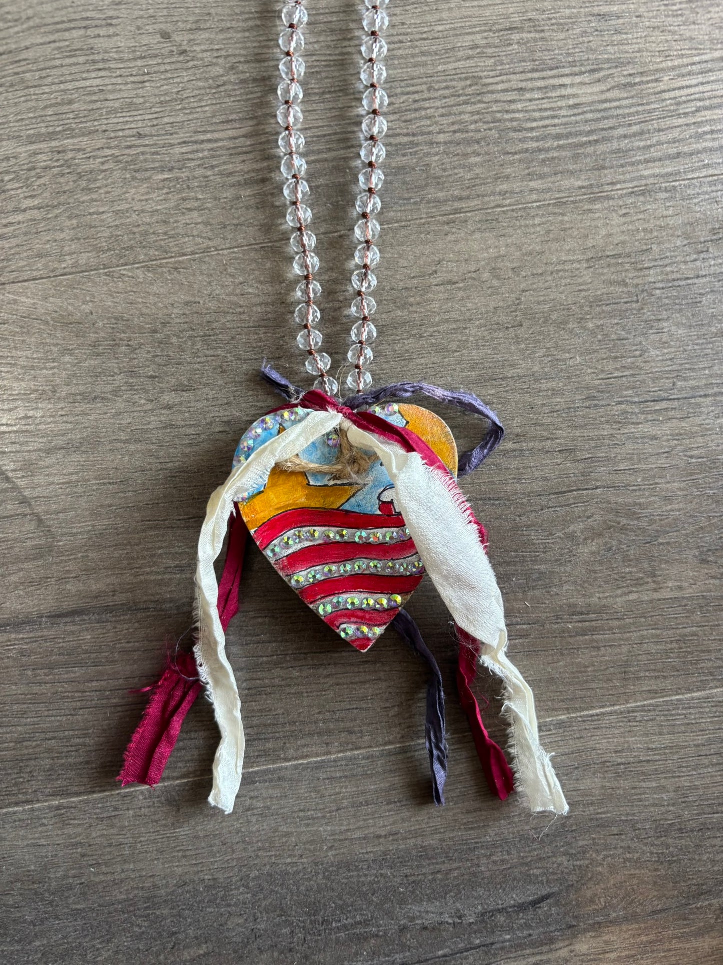Painted Liberty Heart