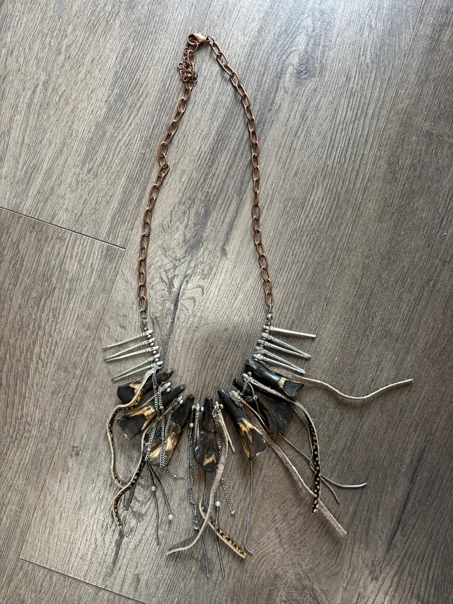 Tribal Claw Statement Necklace