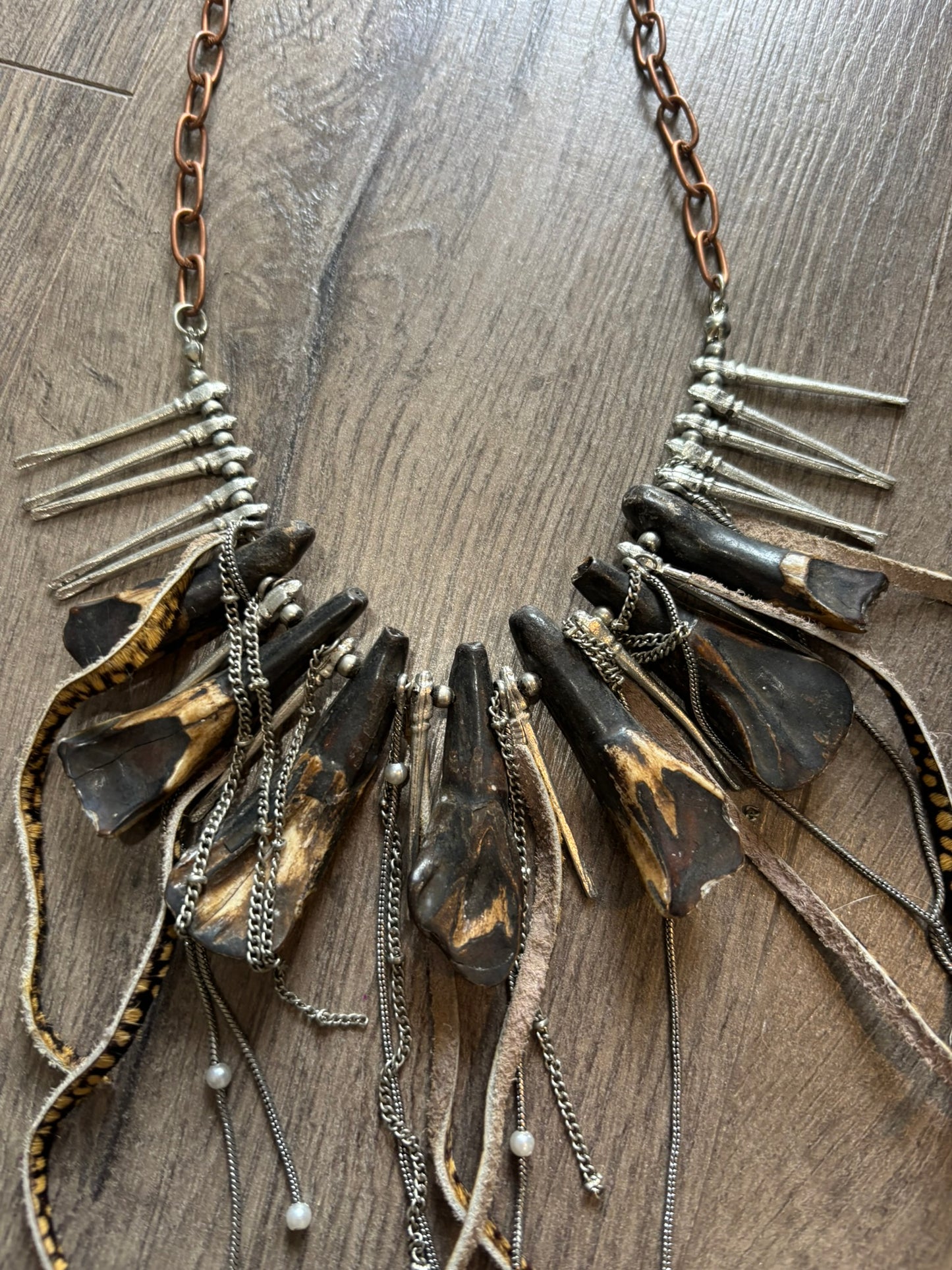 Tribal Claw Statement Necklace