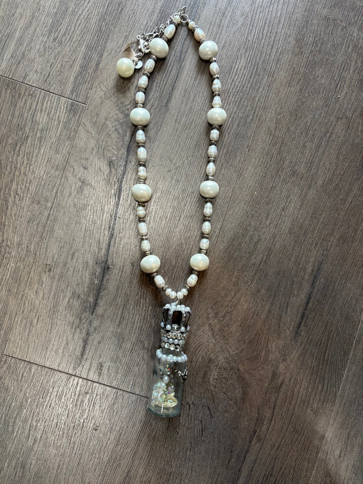 Royal Wish in a Bottle Necklace