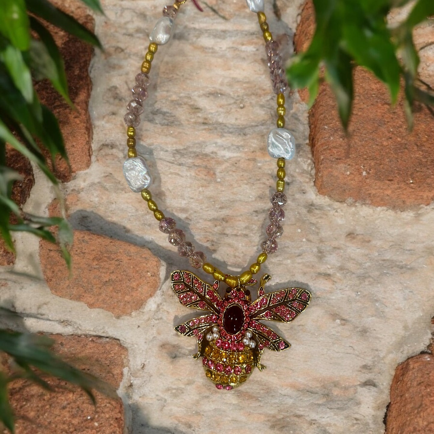 Sparkle Bee Necklace