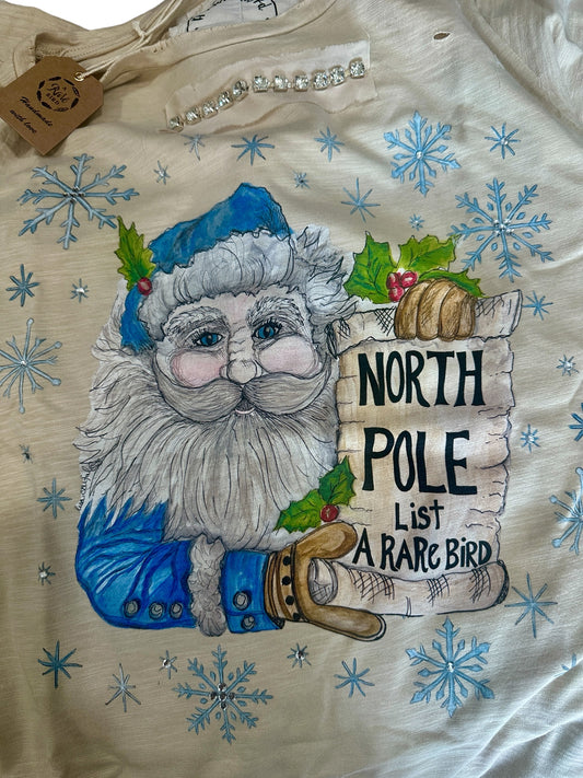 North Pole Santa Tattered Shirt