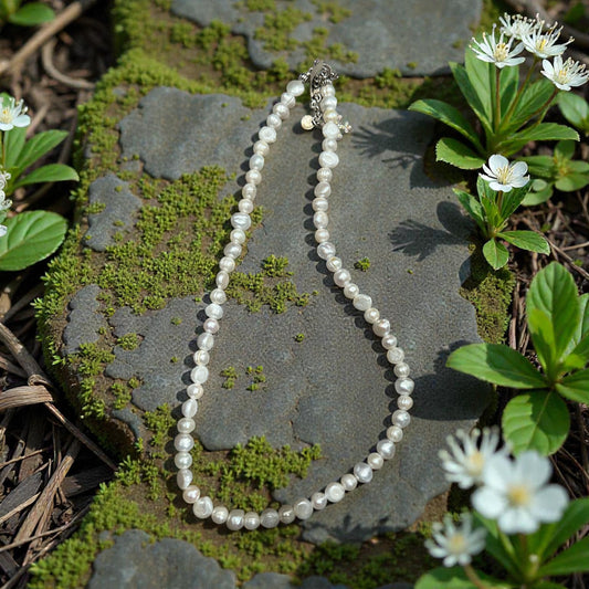 30" Natural Pearl with Extender