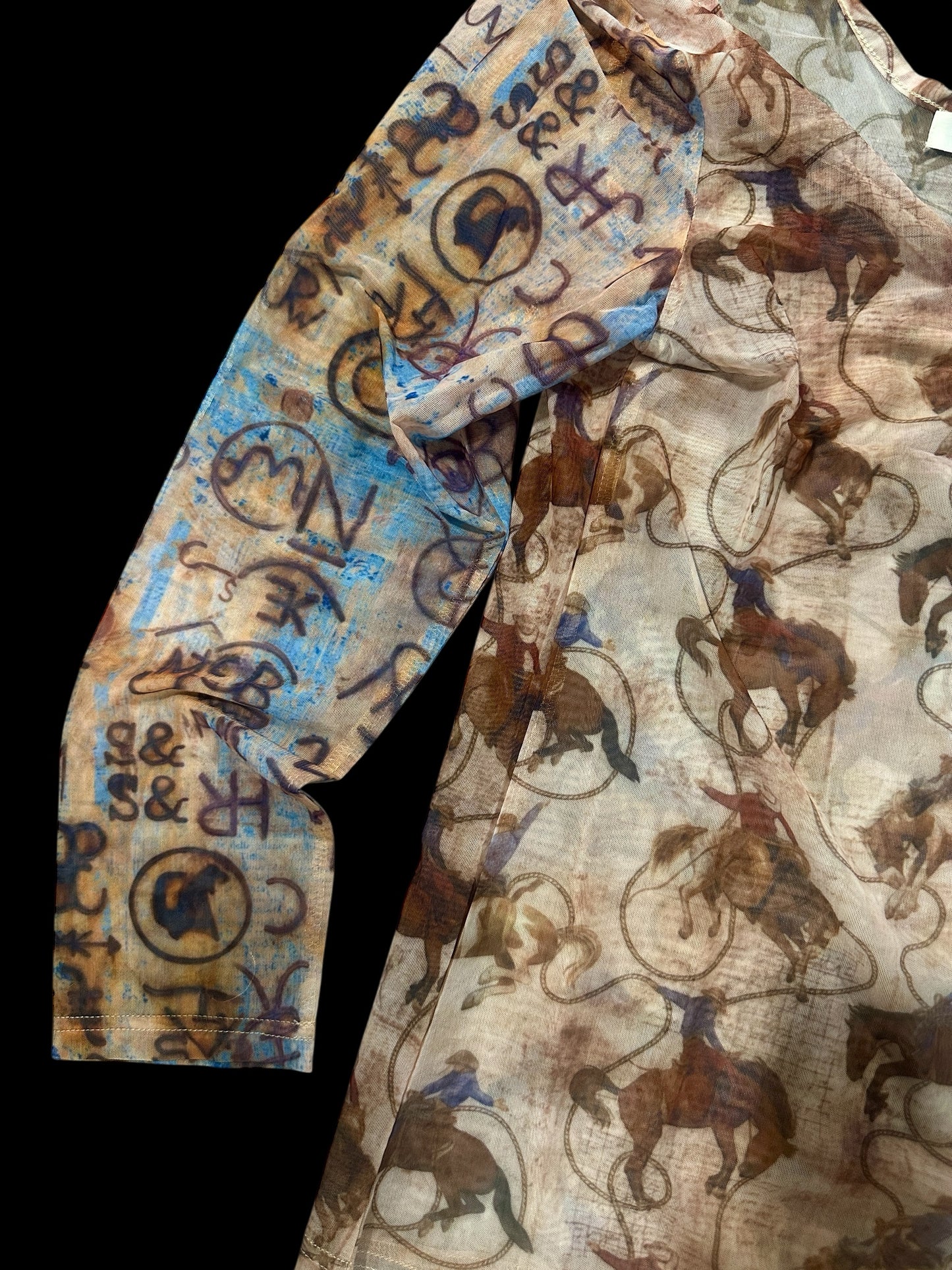 Bucking Bronco's Mesh Shirt