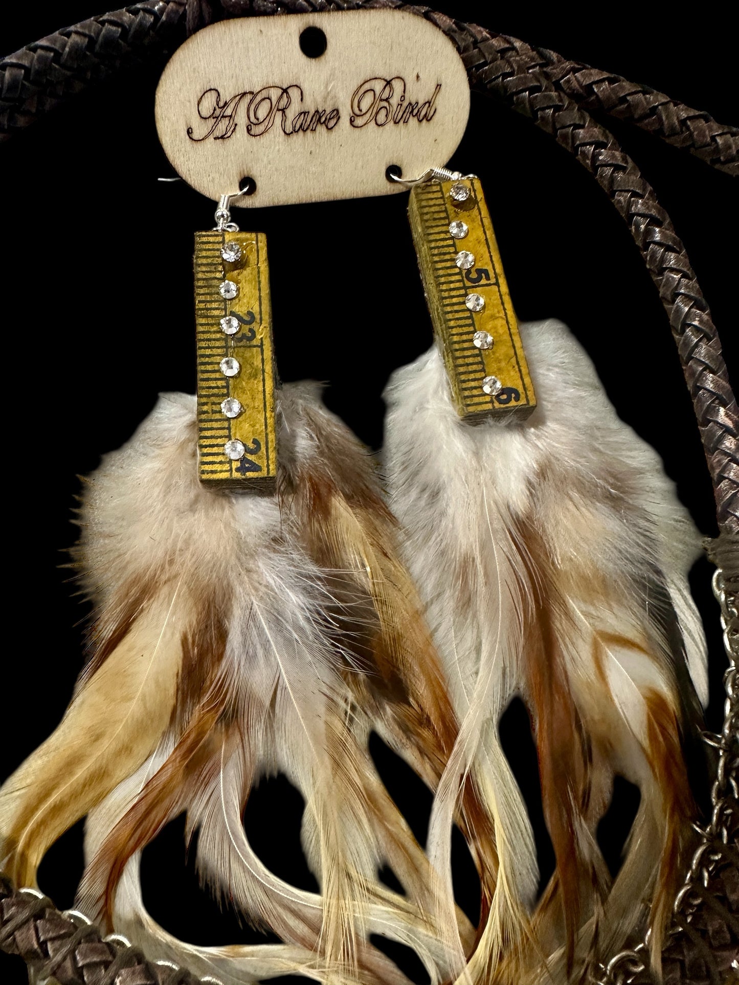 Vintage Yardstick Earrings