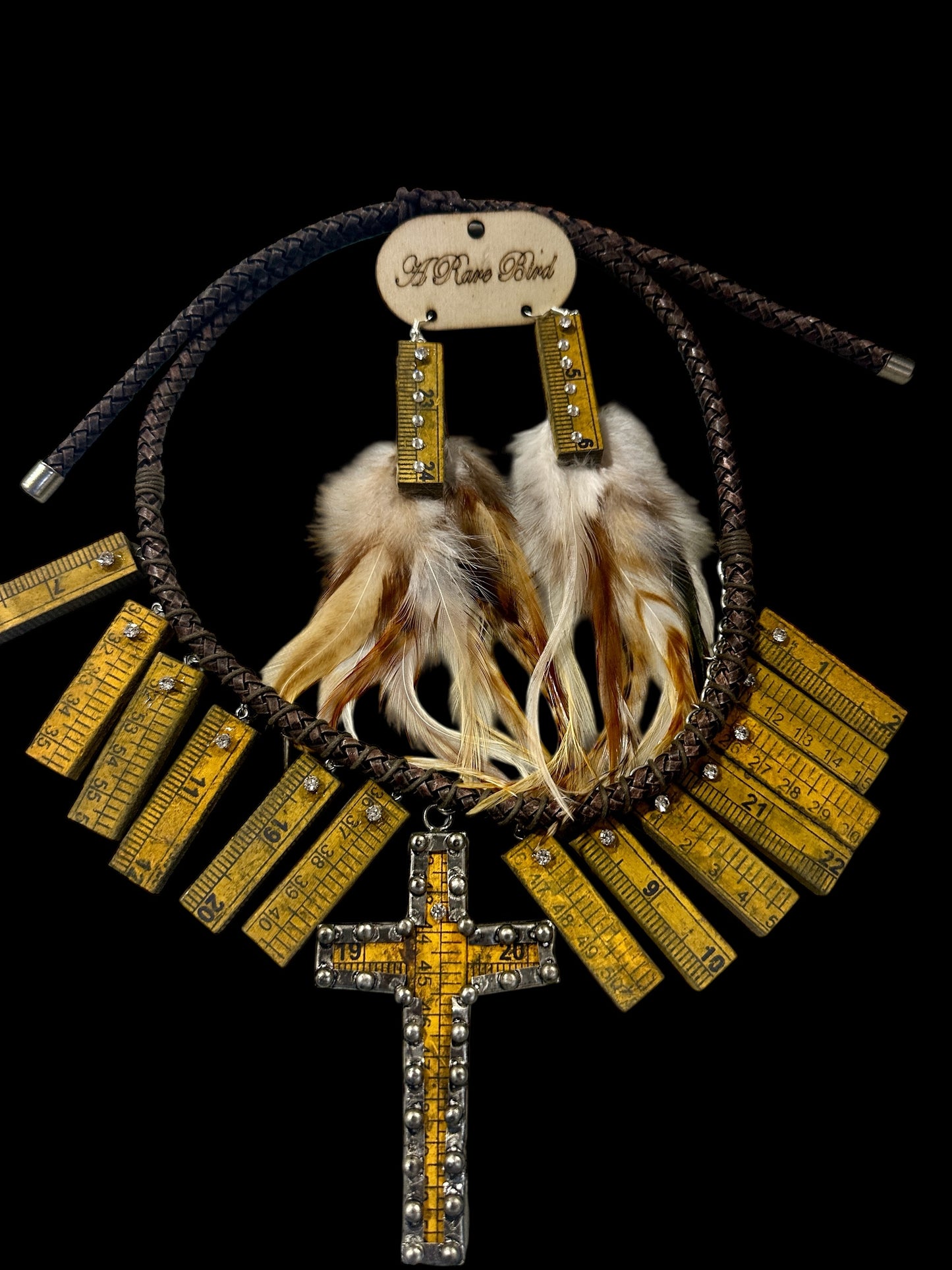 Vintage Yardstick Earrings